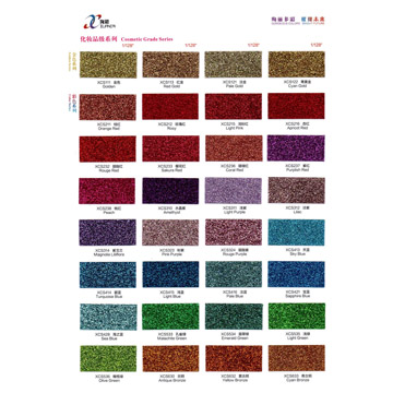 Glitter Color card 06